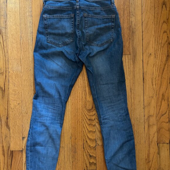 Everlane The High Rise Skinny Jean - 24 Ankle, Mid Blue, NWOT - Picture 9 of 9